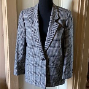 PENDLETON wool glen plaid blazer